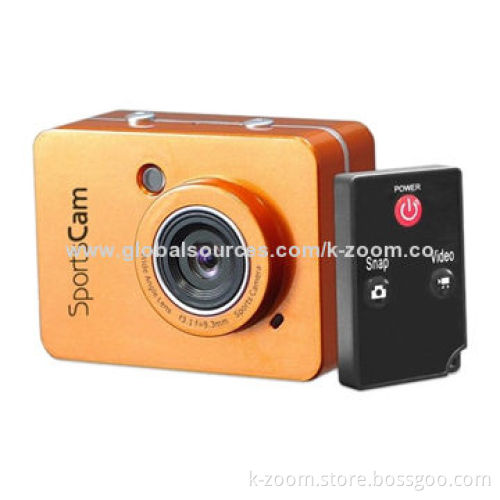 SPORT DV with 1,080P Full HD, 1,920*1080P Resolution, 5.0-megapixel CMOS Sensor